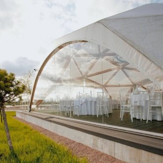 Остекление шатров